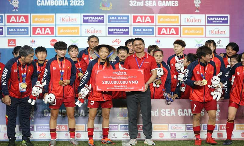 Việt Nam vô địch bóng đá nữ seagame